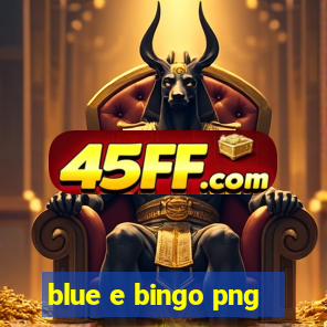 blue e bingo png